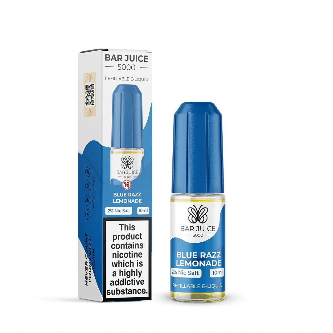 Bar Juice 5000 Blue Razz Lemonade 20MG Salt Nicotine - Vape Connect Online