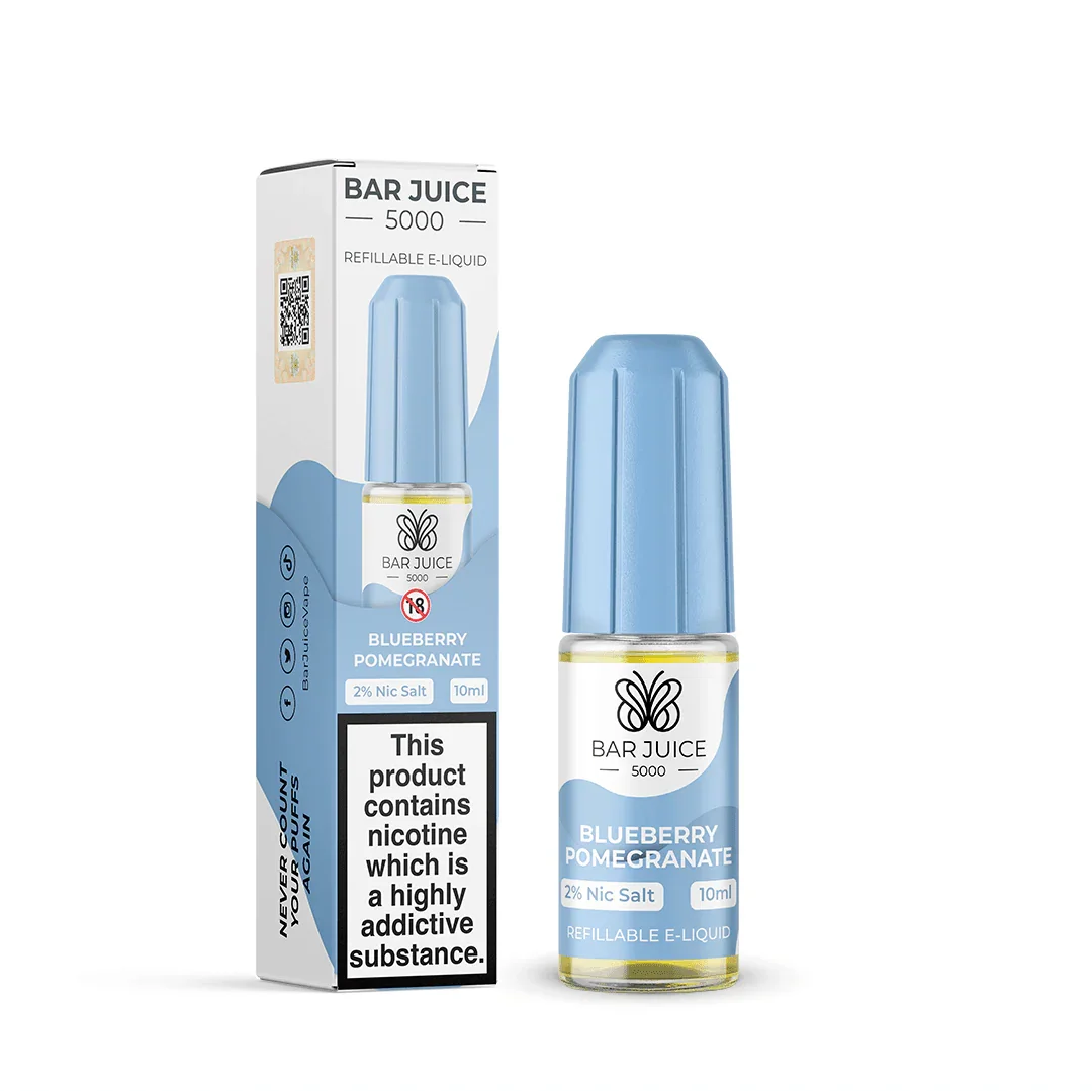 Bar Juice 5000 Blueberry Pomegranate 10MG Salt Nicotine - Vape Connect Online