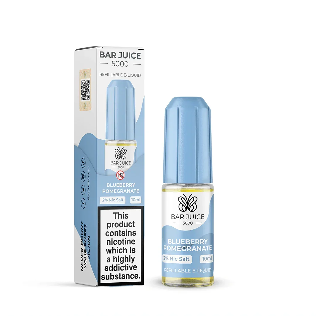 Bar Juice 5000 Blueberry Pomegranate 20MG Salt Nicotine - Vape Connect Online