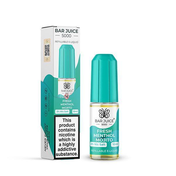 Bar Juice 5000 Fresh Menthol Mojito 20mg - Vape Connect Online