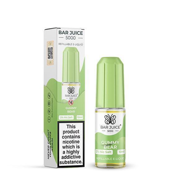 Bar Juice 5000 Gummy Bear 20MG Salt Nicotine - Vape Connect Online