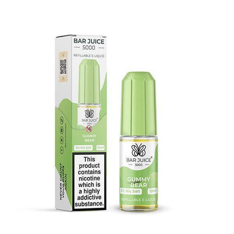 Bar Juice 5000 Gummy Bear 20MG Salt Nicotine - Vape Connect Online