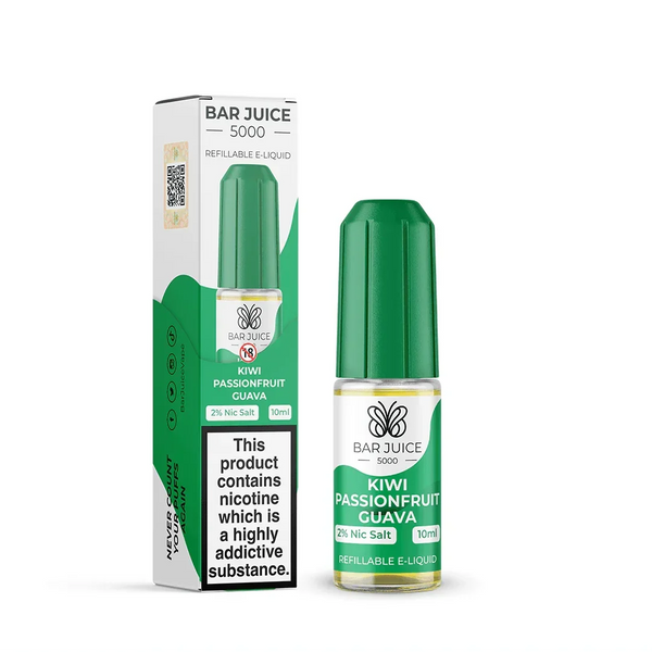 Bar Juice 5000 Kiwi Passion Guava 10MG Salt Nicotine - Vape Connect Online