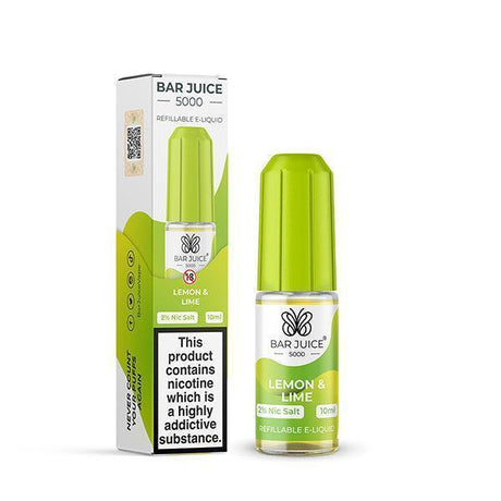 Bar Juice 5000 Lemon Lime 20MG - Vape Connect Online