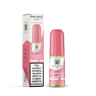 Bar Juice 5000 Strawberry Ice Cream 10mg - Vape Connect Online
