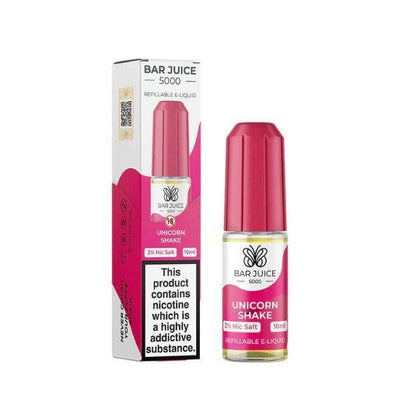 Bar Juice 5000 Unicorn Shake 20MG Salt Nicotine - Vape Connect Online