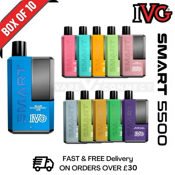 IVG Smart 5500 Box of 10 Disposable Vapes