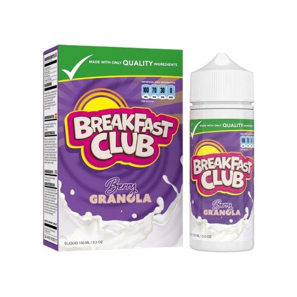 Breakfast Club Berry Granola 100ml 0MG - Vape Connect Online