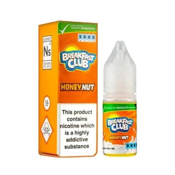 Breakfast Club Honeynut Salt Nicotine - Vape Connect Online