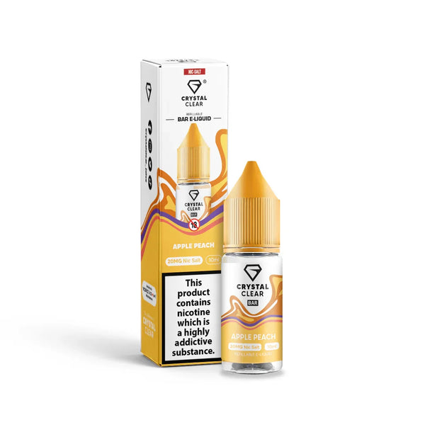 Crystal Clear Apple Peach Salt Nicotine - Vape Connect Online