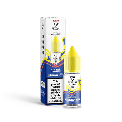 Crystal Clear Blue Razz Lemonade Salt Nicotine - Vape Connect Online