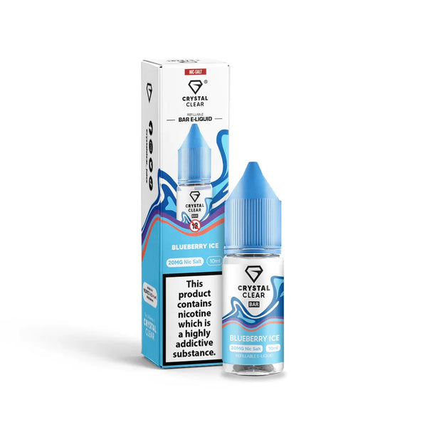 Crystal Clear Blueberry Ice Salt Nicotine - Vape Connect Online
