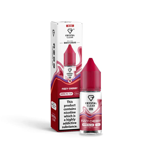 Crystal Clear Fizzy Cherry Salt Nicotine - Vape Connect Online