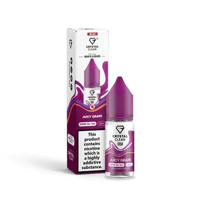 Crystal Clear Juicy Grape Salt Nicotine - Vape Connect Online