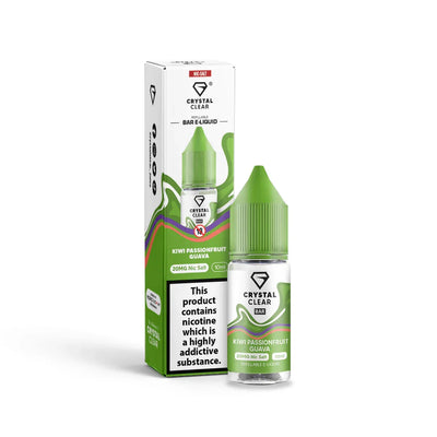 Crystal Clear Kiwi Passionfruit Guava Salt Nicotine - Vape Connect Online