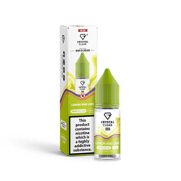Crystal Clear Lemon and Lime Salt Nicotine - Vape Connect Online