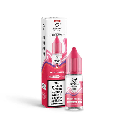 Crystal Clear Mixed Berries Salt Nicotine - Vape Connect Online