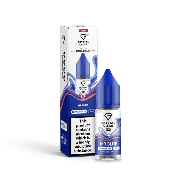 Crystal Clear Mr Blue Salt Nicotine - Vape Connect Online