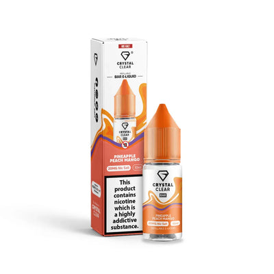 Crystal Clear Pineapple Peach Mango Salt Nicotine - Vape Connect Online