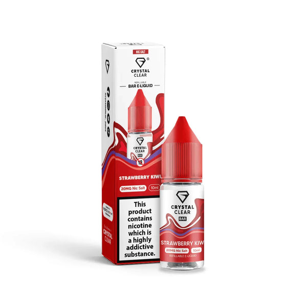 Crystal Clear Strawberry Kiwi Salt Nicotine - Vape Connect Online