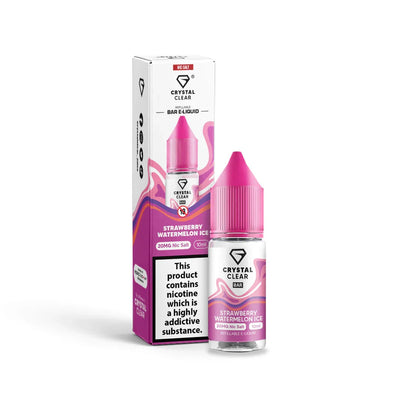 Crystal Clear Strawberry Watermelon Ice Salt Nicotine - Vape Connect Online