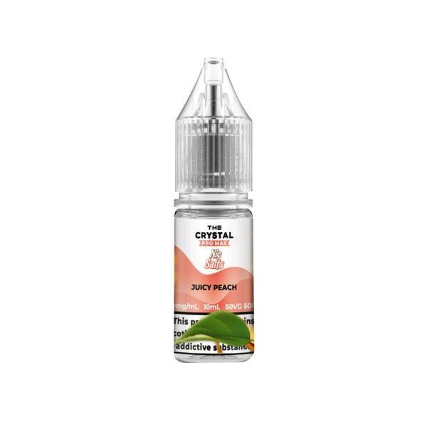 Crystal Pro Max Salt Juicy Peach 10ML - Vape Connect Online