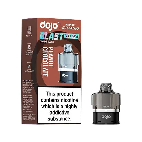 Dojo Blast 6000 Pod Peanut Chocolate