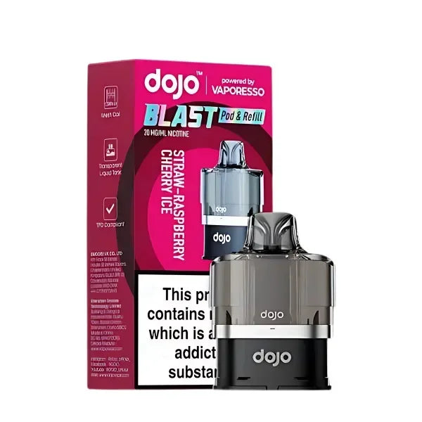 Dojo Blast 6000 Pod Straw-Raspberry Cherry Ice