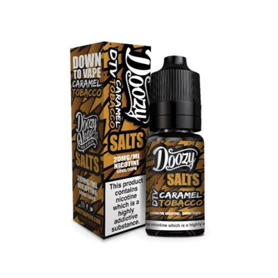 Doozy Caramel Tobacco Salt Nicotine 10ML - Vape Connect Online