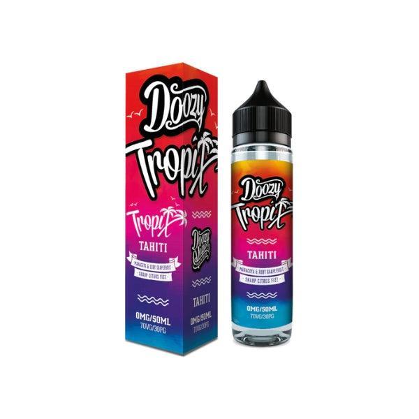 Doozy Tropix Tahiti Shortfill 50ML 0MG - Vape Connect Online