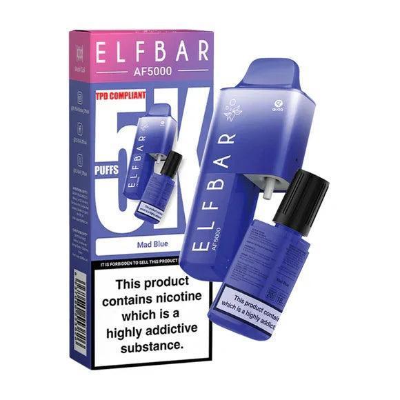 Elf Bar AF5000 Disposable Vape Mad Blue 