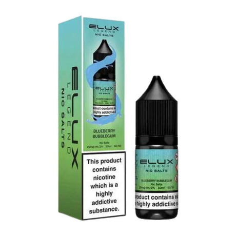 Elux Legend Blueberry Bubblegum Nic Salt E-Liquids