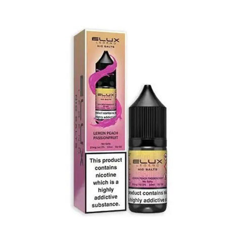 Elux Legend Lemon Peach Passionfruit Nic Salt E-Liquids