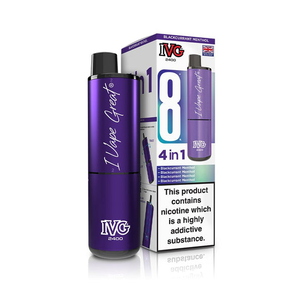 IVG 2400 Blackcurrant Menthol