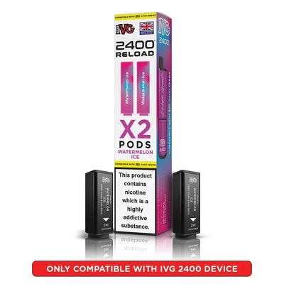 IVG 2400 Reload Pods Watermelon Ice (2 Pods)