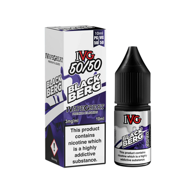 IVG 50/50 Blackberg 3MG 6MG 12MG - Vape Connect Online