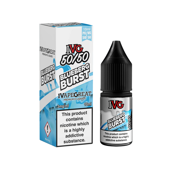 IVG 50/50 Blueberg Burst 3MG 6MG 12MG - Vape Connect Online