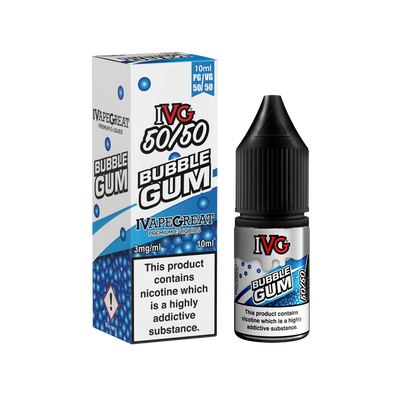 IVG 50/50 Bubblegum 3MG 6MG 12MG - Vape Connect Online