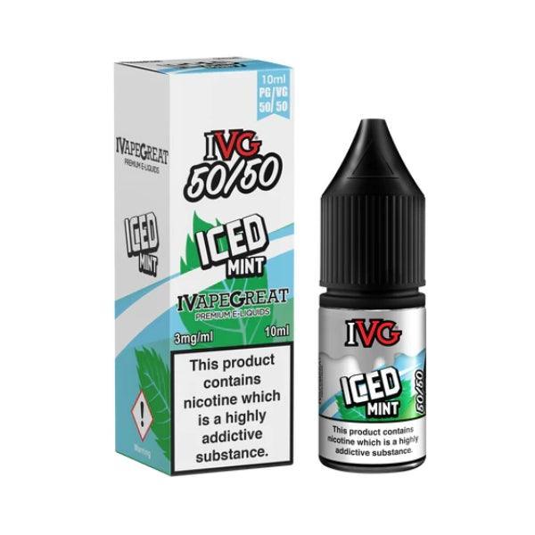 IVG 50/50 Iced Mint 3MG 6MG 12MG - Vape Connect Online