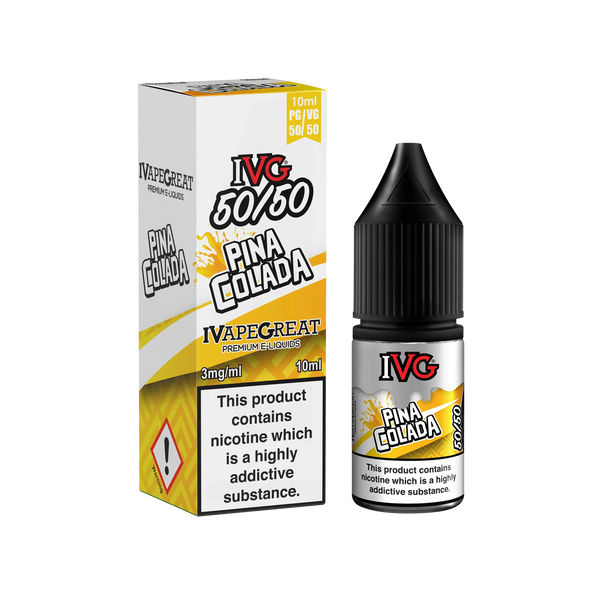 IVG 50/50 Pina Colada 3MG 6MG 12MG - Vape Connect Online