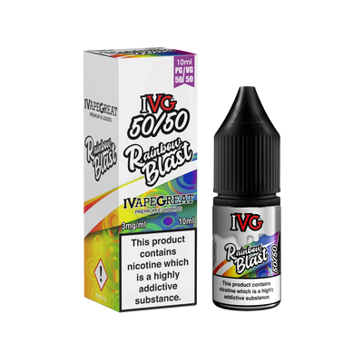 IVG 50/50 Rainbow Blast 3MG 6MG 12MG - Vape Connect Online