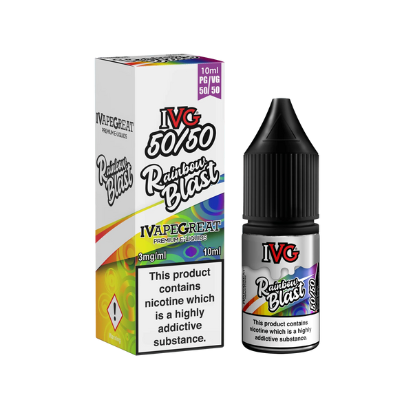 IVG 50/50 Rainbow Blast 3MG 6MG 12MG - Vape Connect Online