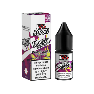IVG 50/50 Riberry Lemonade 3MG 6MG 12MG - Vape Connect Online
