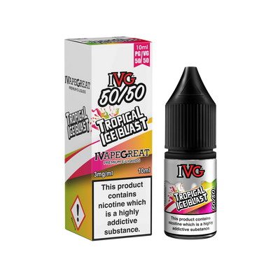 IVG 50/50 Tropical Ice Blast 3MG 6MG 12MG - Vape Connect Online