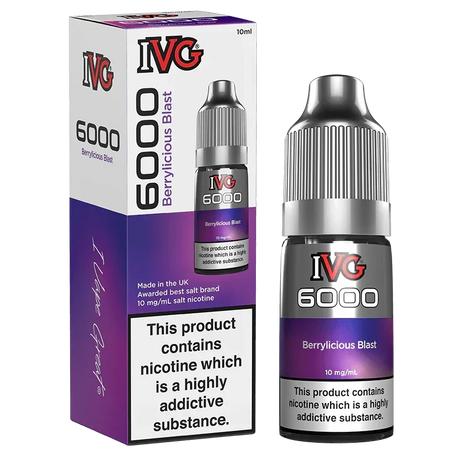 IVG 6000 Berrylicous Blast Nic Salts