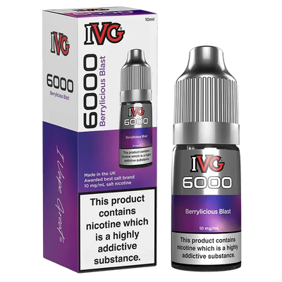 IVG 6000 Berrylicous Blast Nic Salts