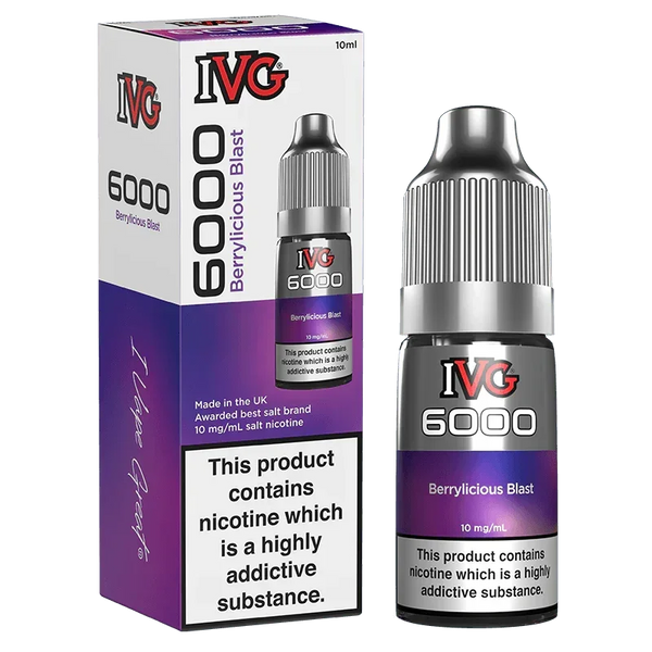 IVG 6000 Berrylicous Blast Nic Salts