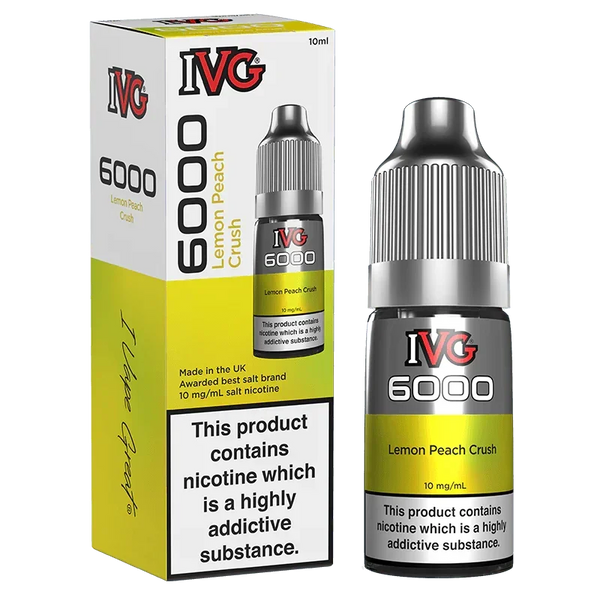 IVG 6000 Lemon Peach Crush Nic Salts