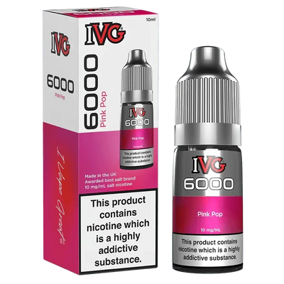 IVG 6000 Pink Pop Nic Salts