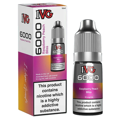 IVG 6000 Raspberry Peach Bliss Nic Salts